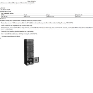 B-2A-11 Chest of Drawers