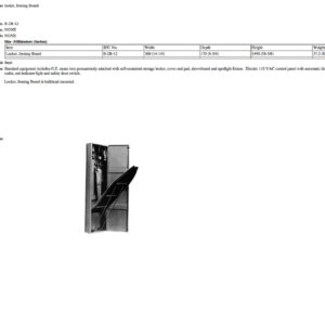 B-2B-12 Locker, Clothes, Troop