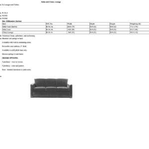 B-3A-4 Sofas and Chair, Lounge