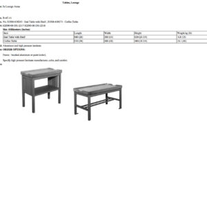 B-4C-11 Tables, Lounge