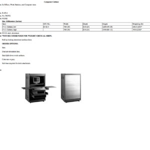 B-4E-4 Computer Cabinet