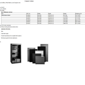 B-4E-5 Computer Cabinets