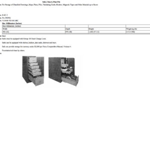 B-6C-3 Safe, Class 6, Plan File