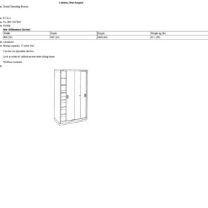 B-7A-4 Cabinet, Oral Surgical