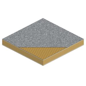 False Deck Panel, Nomex Honeycomb, Titanium EV